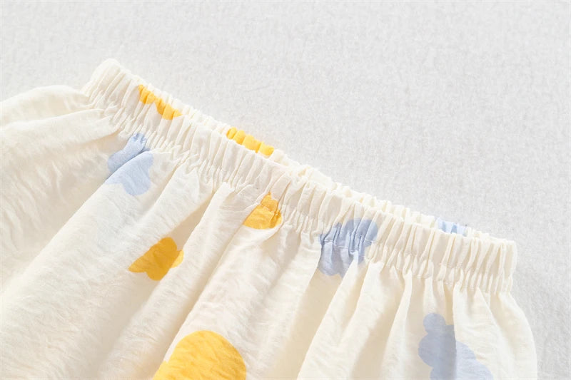 New Spring Autumn Baby Clothes Kids Pajamas Children Boys Sleepwear Tops And Pants Infant Girls Clothing Toddler Casual Costume