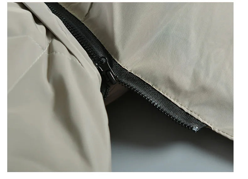 New Winter Boys Jacket Long Style Letter Print Thick Warm Hooded Coat Fur Collar Down Cotton Outerwear For 4-10 Years Kids