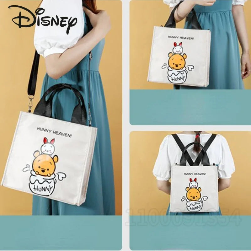 Disney New Diaper Bag Handbag Luxury Brand Fashion Baby Diaper Bag Large Capacity Cartoon Baby Stroller Bag Multifunctional