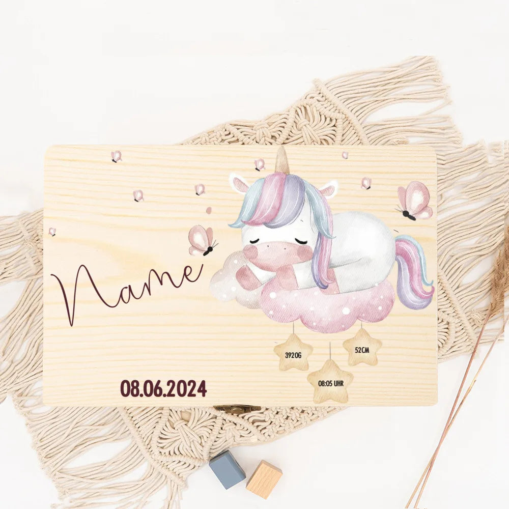 Personalized Baby Memory Box Baby 1st Birth Gift Gift Idea for A Baptism or Birth Customized Baby Memory Box with Name