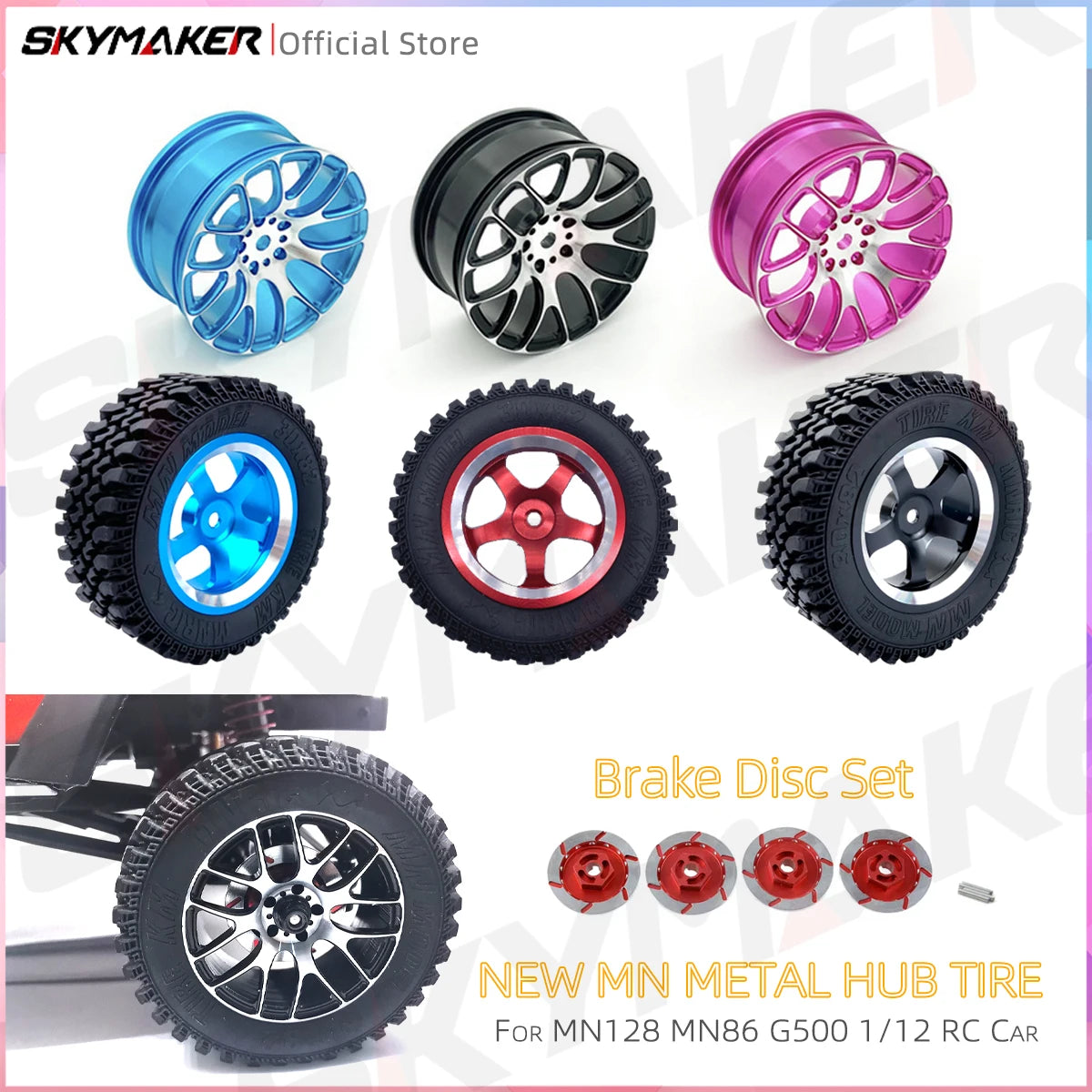 MN128 1/12 RC Car 4WD Jeep Model 2.4G Remote Control LED Light 4X4 Off Road 4WD Climbing RC Truck Electric Toy Car Gift for Boy