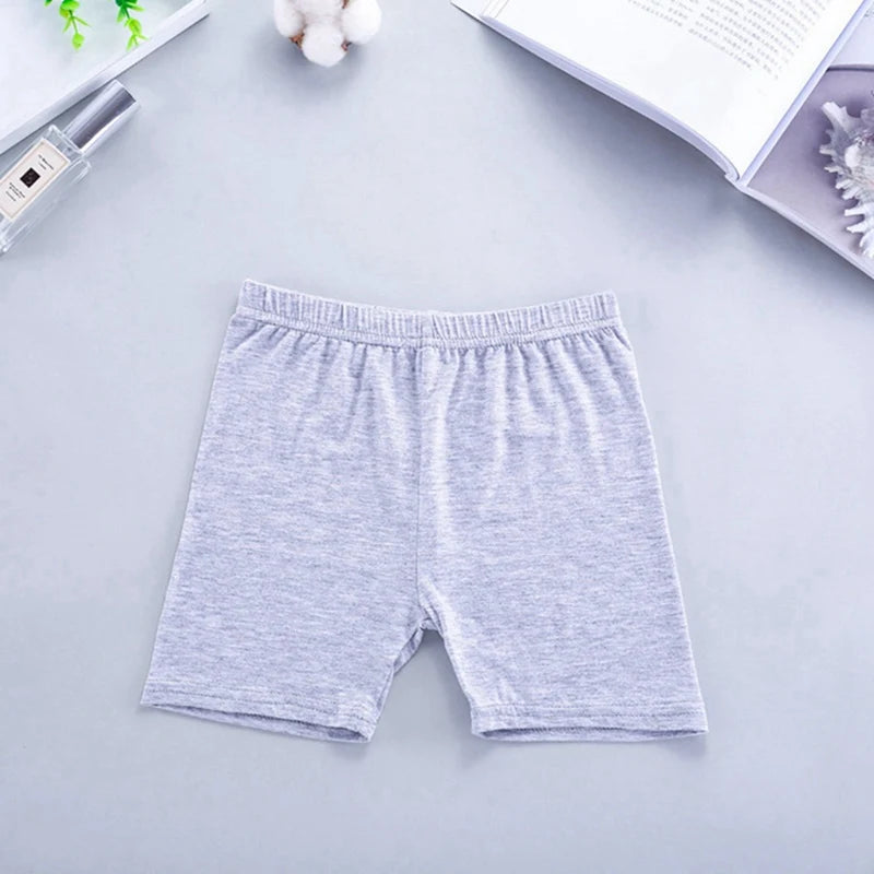 6PCS Kids Cotton Girls Safety Pants Top Quality Short Pants Underwear Children Summer Shorts Underpants For 2-10Y