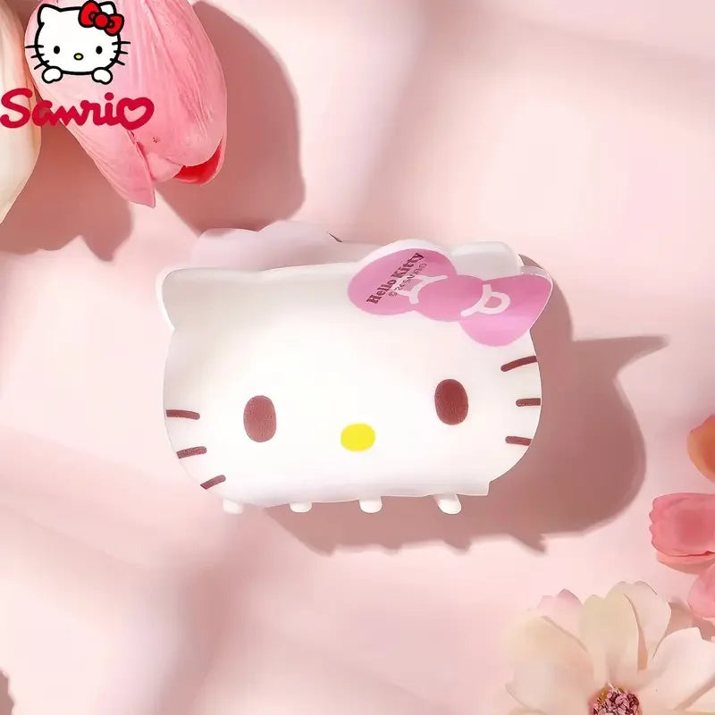 1pc/6pcs Sanrio Cute Cartoon Hair Clip Pink Accessory Claw Adorable Hair Clip Perfect Gift for Family Members New Collection