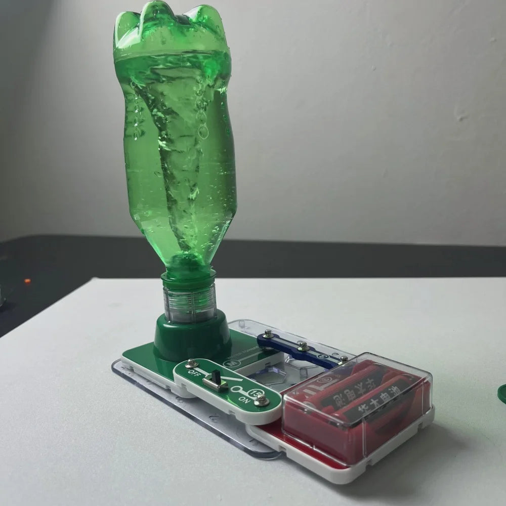 Tornado Maker DIY A Battery Powered Tabletop Water Tornado Empty Bottle Construction STEM Science Craft & Activity Kit Toy Kids