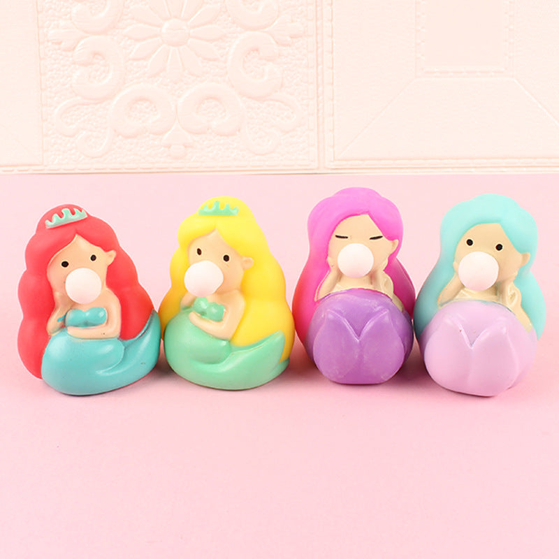 1PC Squeeze Toy Cute Bubble Squishy Toys Stress Relief Fidget Toy Squishy Balls Mermaid Unicorn Sloth Animals for Kids Adults