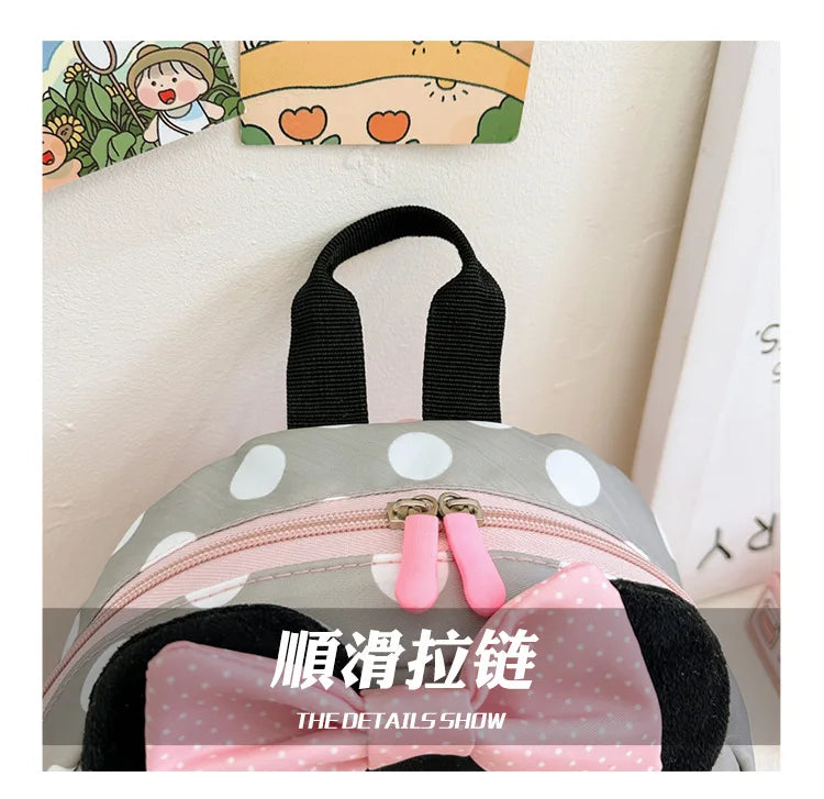 Disney Cartoon Backpack For Baby Boys Girls Minnie Mickey Mouse Children Lovely Schoolbag Kindergarten Schoolbag Kids Gift