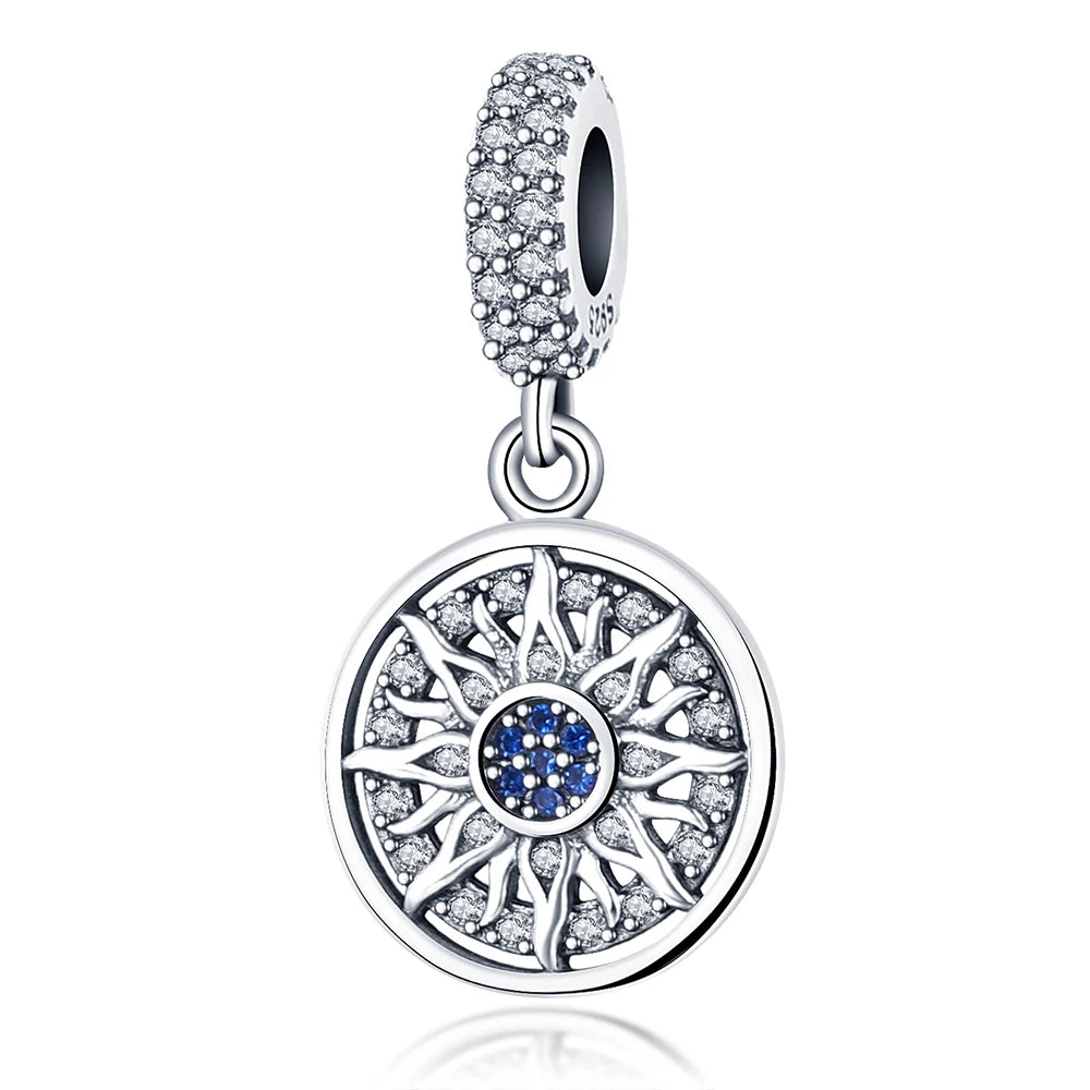 Hot Sales 925 Sterling Silver Charms Beads Devil's Eye Fatima's Hand Cross Beads Fit Original Bracelet Women DIY Jewelry Gifts