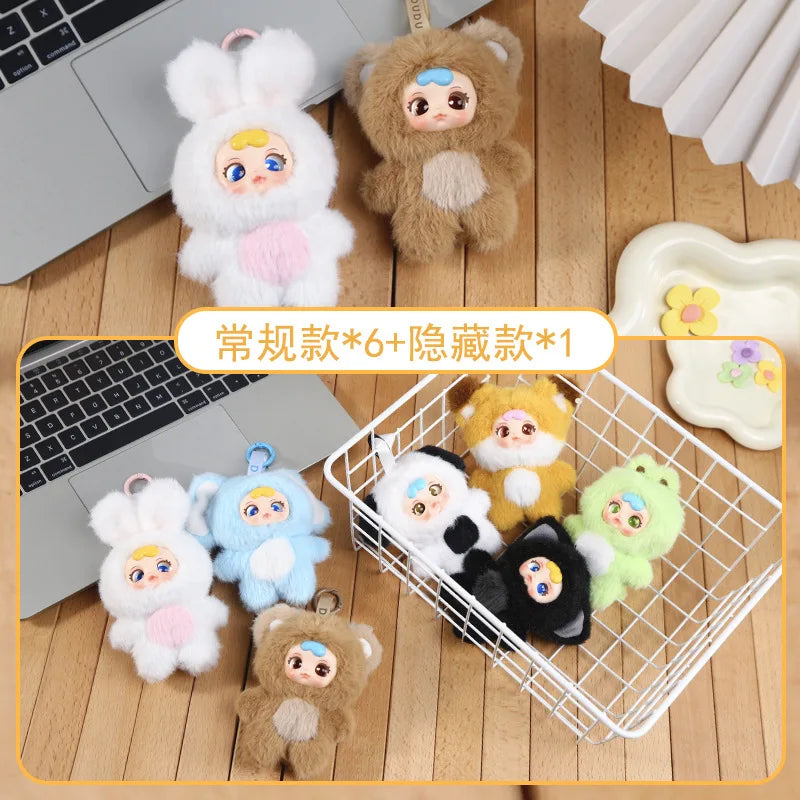 Mm Milk Candy New Cute Blind Box Pendant Backpack Mystery Box Plush Backpack Decor Keychain Exquisite Toys Valentine'S Day Gifts
