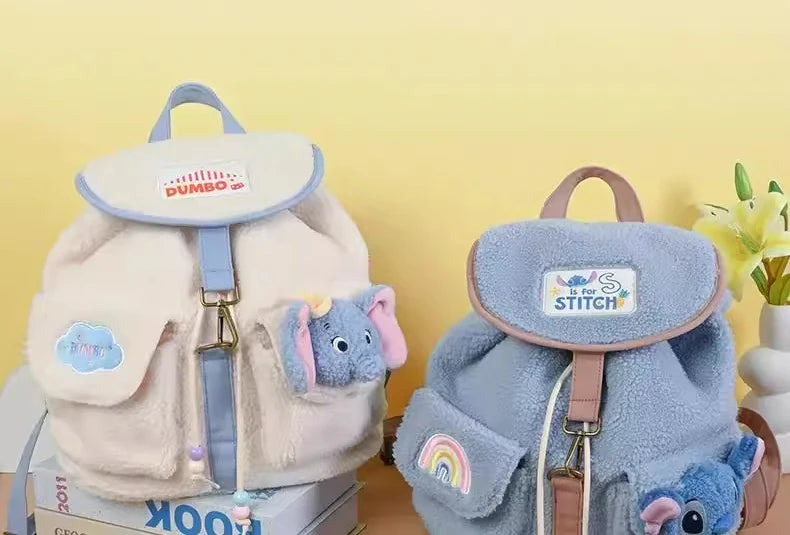 Disney New Fashion Women's Backpack Luxury Brand Original Women's Backpack Large Capacity High Quality Leisure Travel Backpack