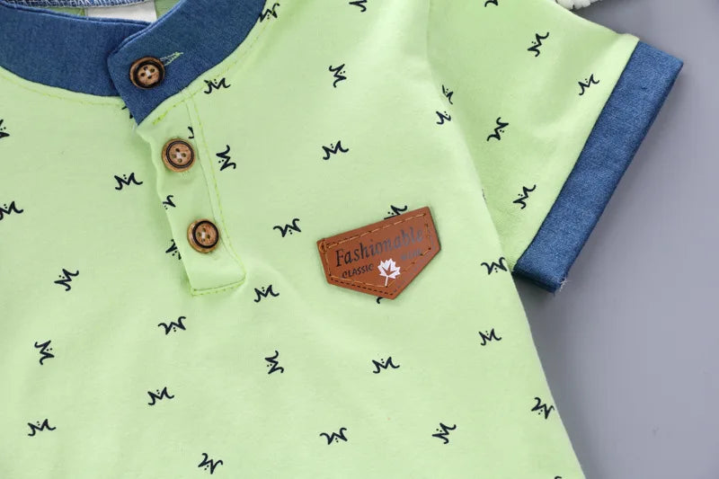 New Summer Baby Clothes Suit Children Boys Fashion T-Shirt Shorts 2Pcs/Set Infant Outfits Toddler Casual Costume Kids Tracksuits