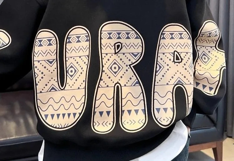 Boys' Medium-Large 2025 New Spring/Autumn Trendy No Hood Layering Top Sweatshirt