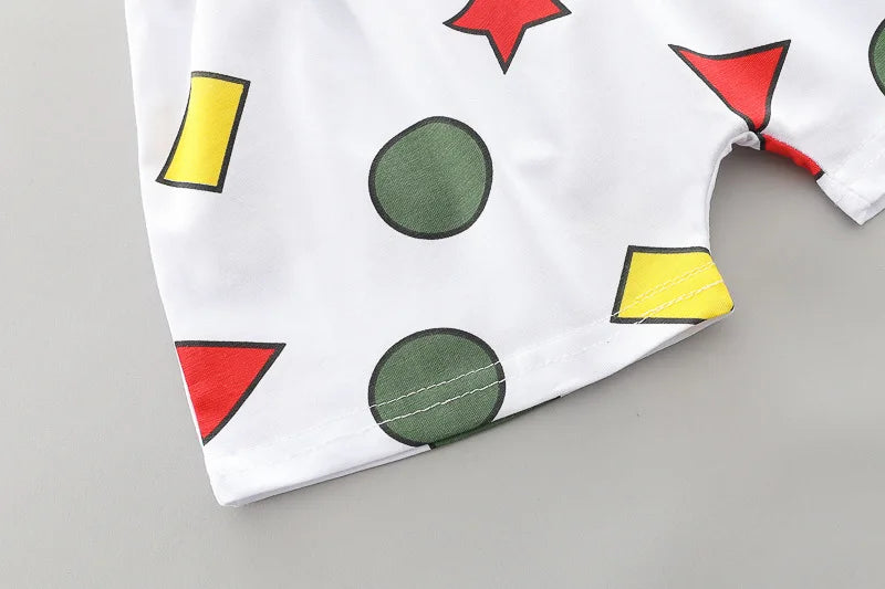 New Summer Baby Girls Clothes Suit Children Boys Casual T-Shirt Shorts 2Pcs/Sets Infant Outfits Toddler Costume Kids Tracksuits