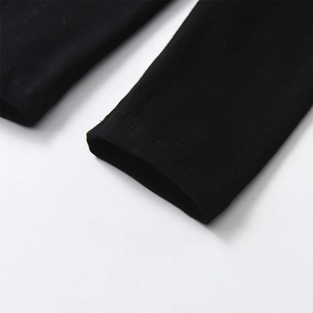 VIKITA Girls Legging Skirt-Pants Kids Gradient Tights Children Cotton Casual Pencil Pants Girl Skinny Fake 2 Pcs Skirt-pants