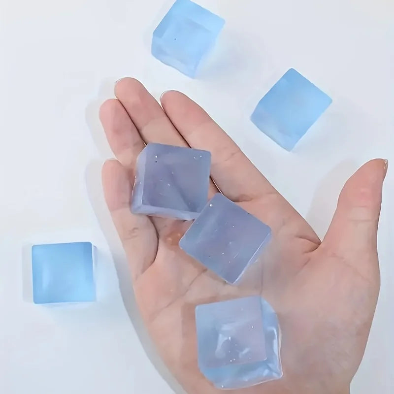 1-10PCS Cube Stress Balls Party Favors Gift for Kids Adults Fidget Stress Ball Squeezy Sensory Cubes Soft Squishies Anxiety Toys