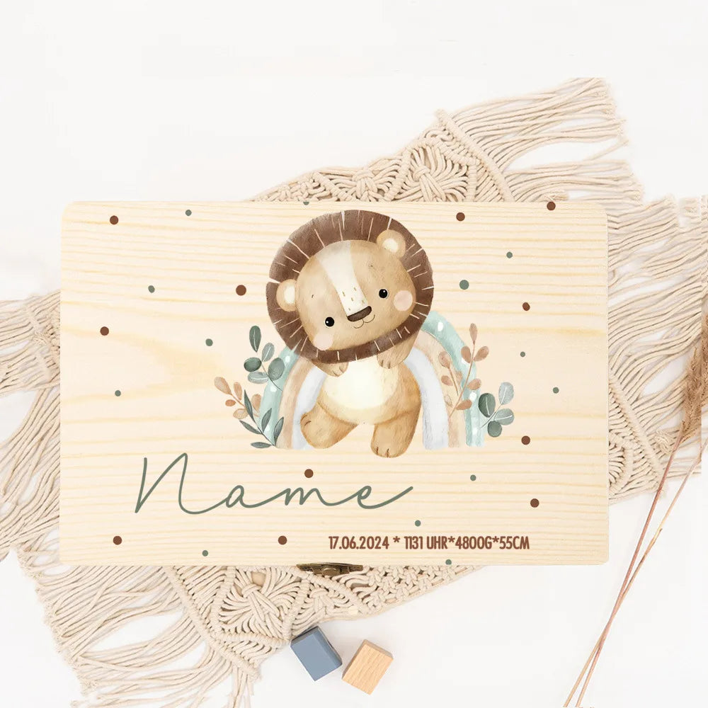 Personalized Baby Memory Box Baby 1st Birth Gift Gift Idea for A Baptism or Birth Customized Baby Memory Box with Name