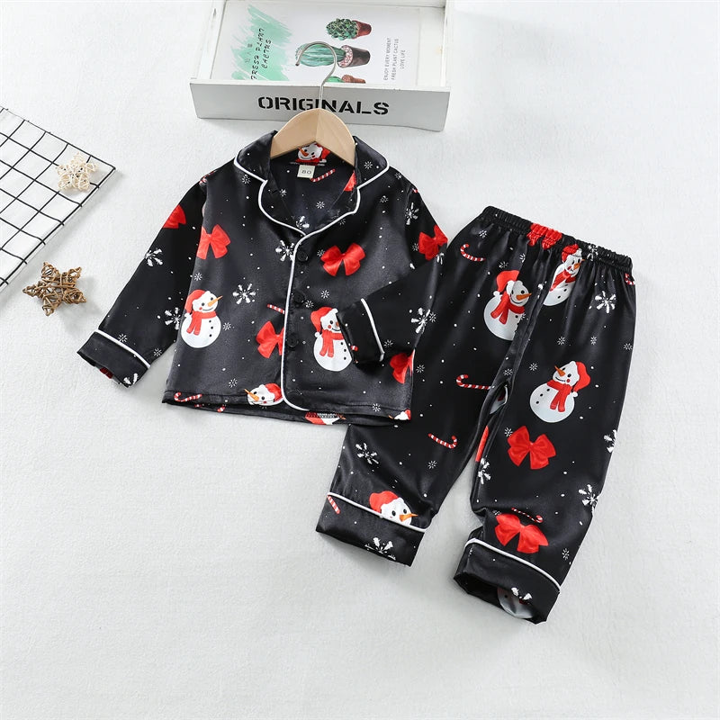 Autumn Baby Girls Clothes Children Pajamas Long Sleeved Shirt Pants 2Pcs/Set Toddler Sleepwear Kids Boys Clothing Infant Costume