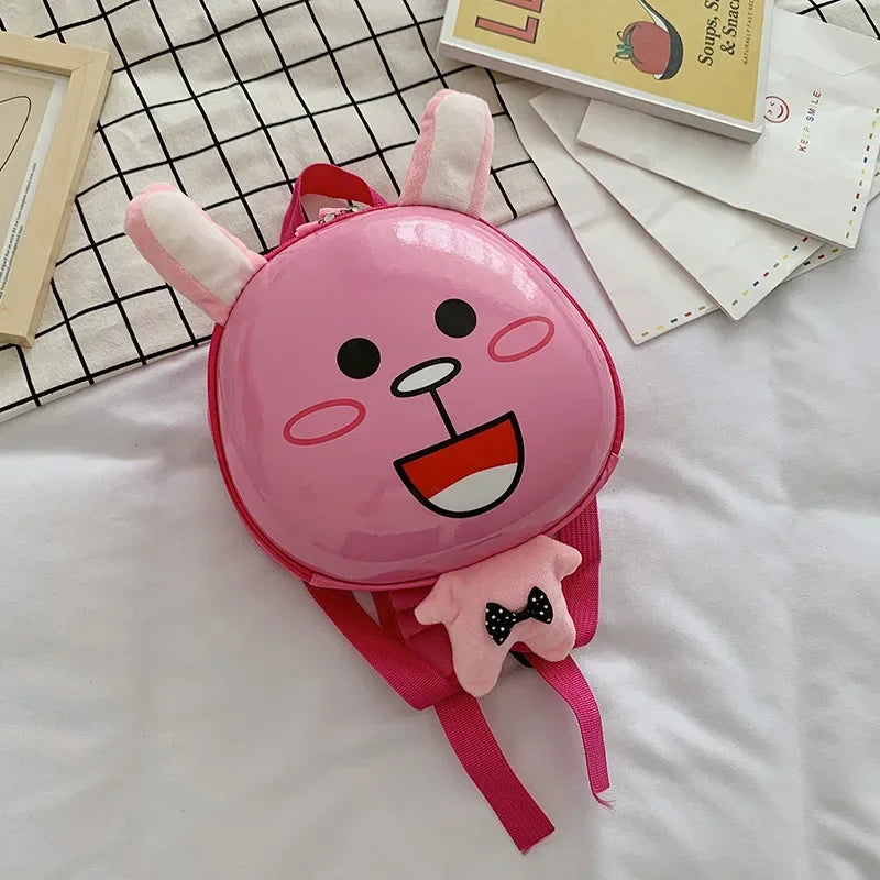 Cartoon Schoolbag for Boys & Girls Kindergarten Kids Baby Backpack Waterproof Lightweight Animals Toddler Backpack Hard & Plush