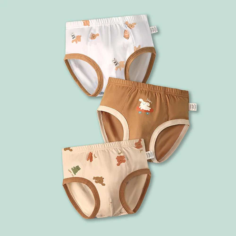 Boys' Briefs Summer Thin Cotton Cartoon Printed Dinosaur Baby Underwear Children's Underwear