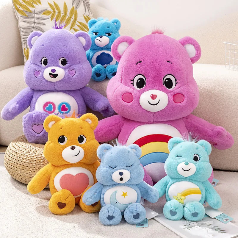 8Colours Care Bear Plush Stuffed Toys Cute Bear Plush Dolls Home Car Decoration Plush Pillow Boys Girls Birthday Doll Gift