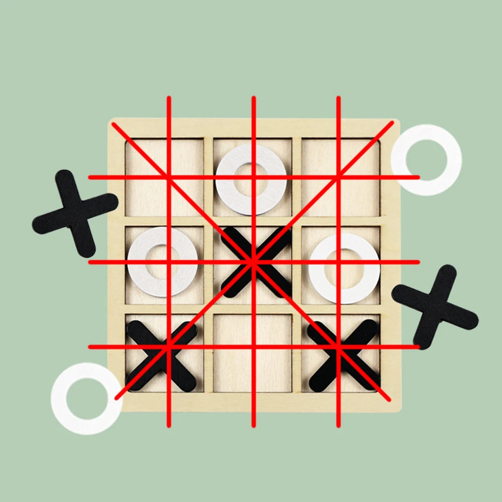 Montessori Play Game Wooden Toy Mini Chess Interaction Puzzle Training Brain Learing Early Educational Toys For Children Kids