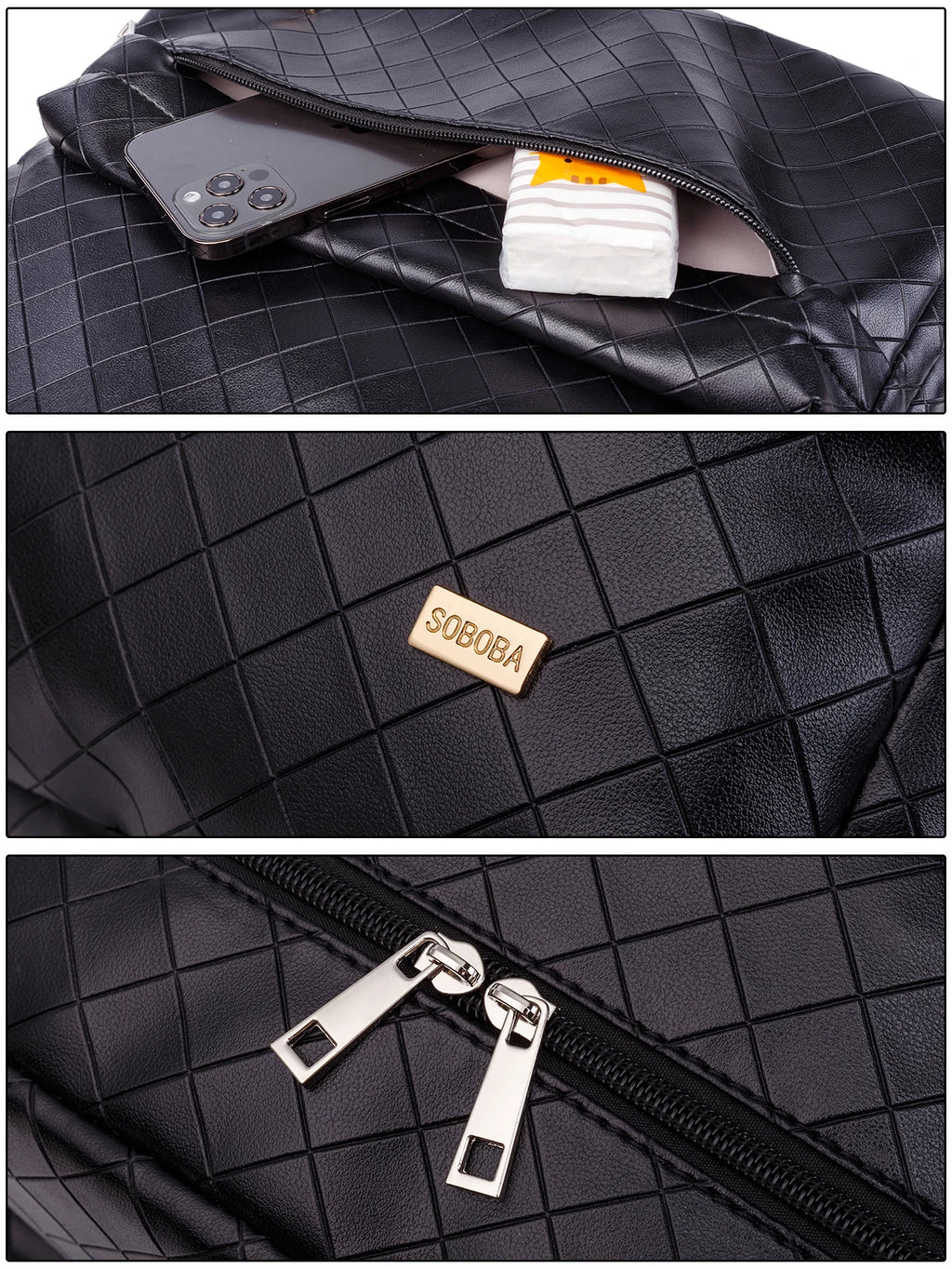 Fashion Diaper Bag for Newborn Baby Waterproof Light Weight Protable Mommy Diaper Backpack for Quick Outing Nappy Changing Bag