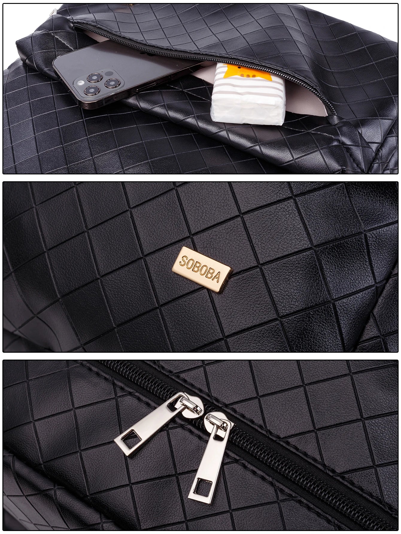 Fashion Diaper Bag for Newborn Baby Waterproof Light Weight Protable Mommy Diaper Backpack for Quick Outing Nappy Changing Bag