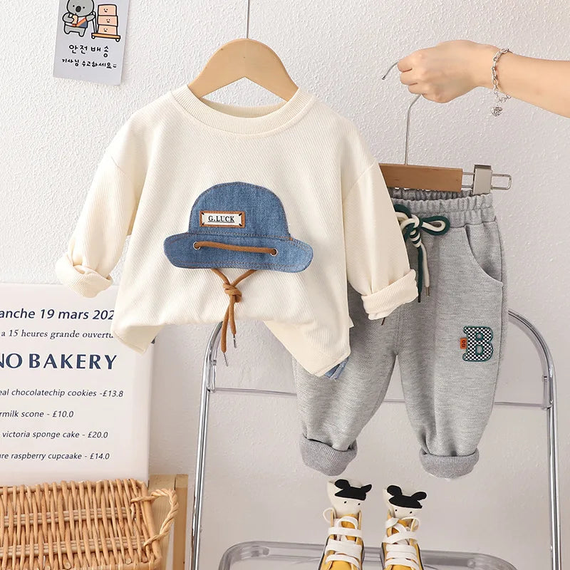 New Spring Autumn Baby Boys Clothes Suit Children T-Shirt Pants 2Pcs/Sets Kids Outfits Toddler Casual Costume Infant Tracksuits