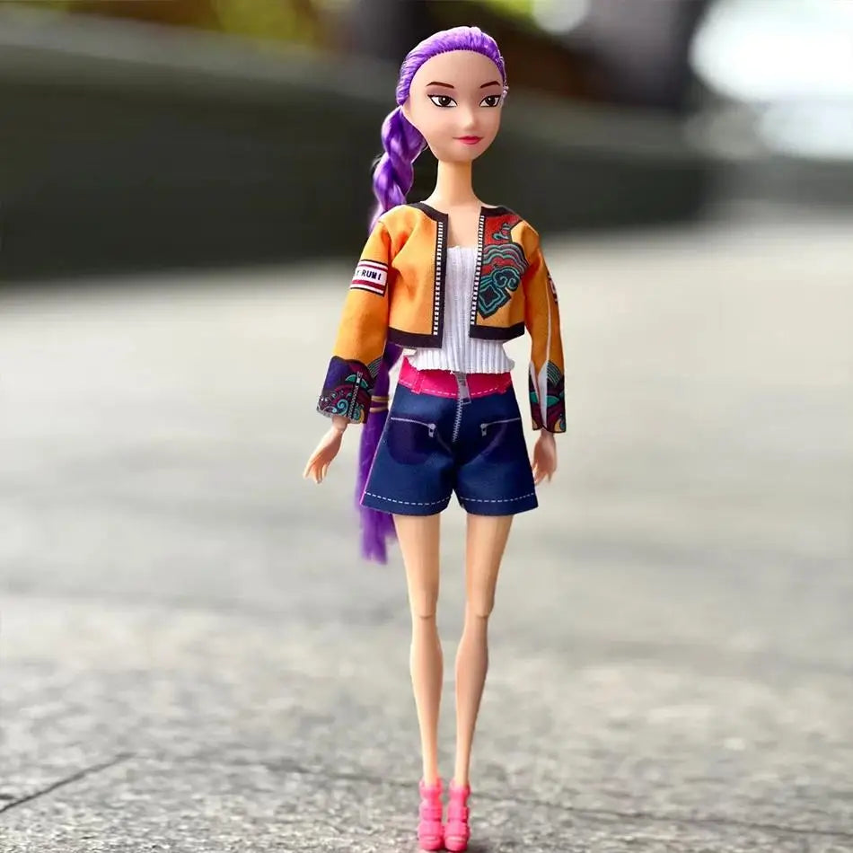 HOT Kpop Demon Hunters Action Figure Toy Derpys Tiger Rumi Mira Zoey Sussy Figurine Doll For Fans Christmas gifts ﻿